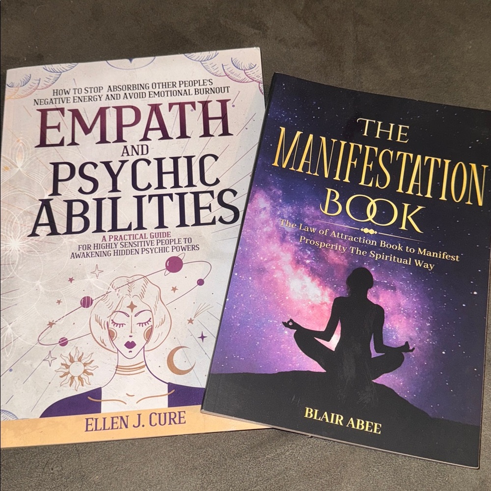 Barnes & Noble Empath and Manifestation Book Set - Purple and Gold